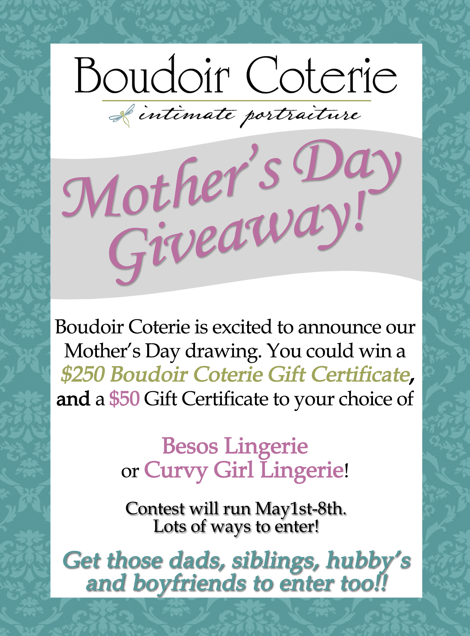 Mother's Day Giveaway!, San Jose Boudoir Photography
